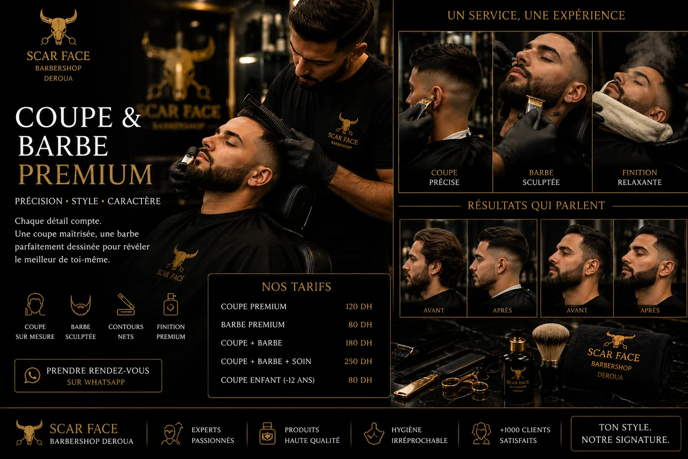 Pack SCARFACE grooming premium