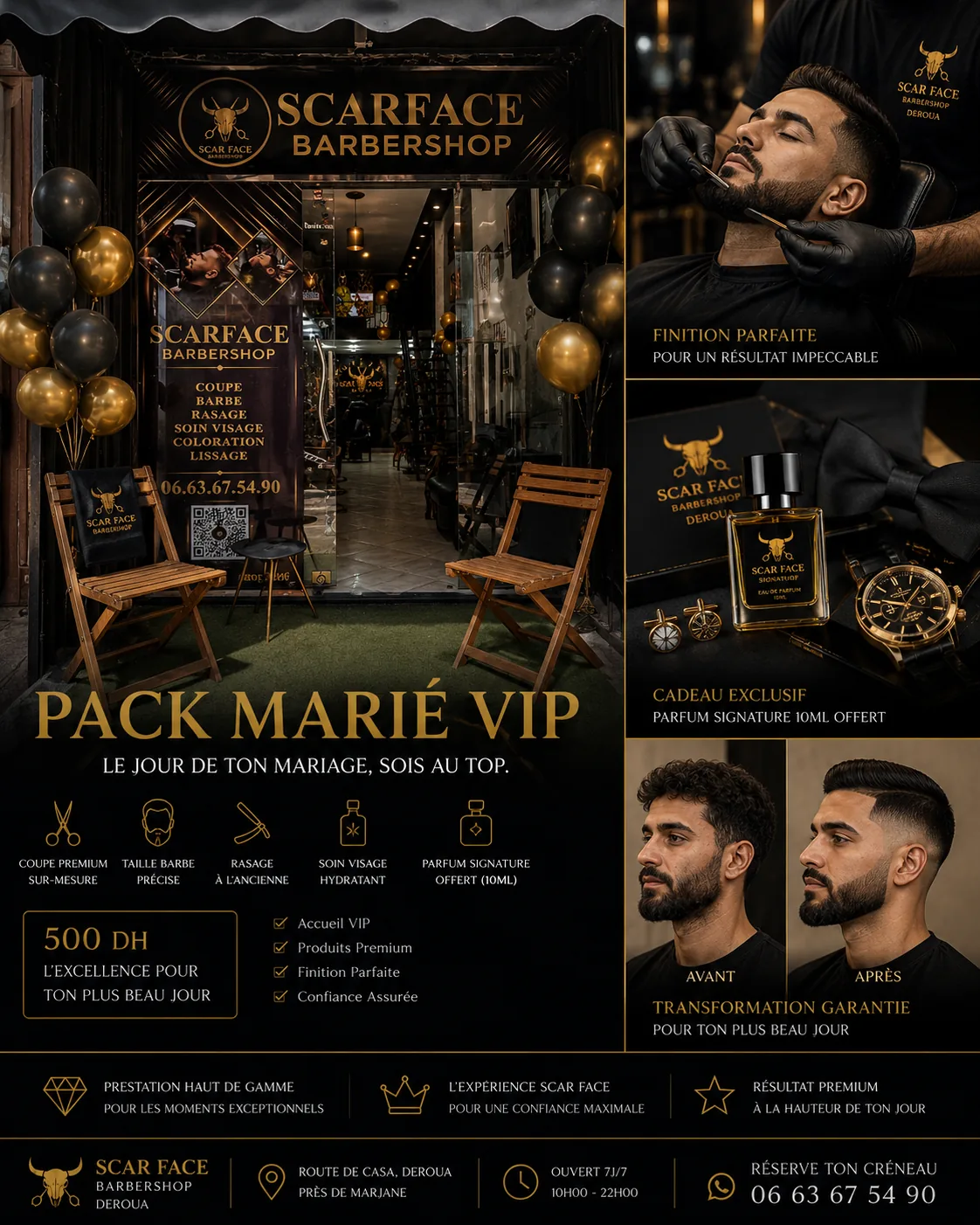 Pack Marié VIP SCARFACE premium